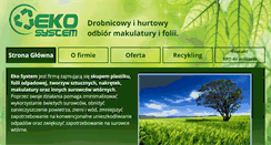 Desktop Screenshot of ekosystem.cc